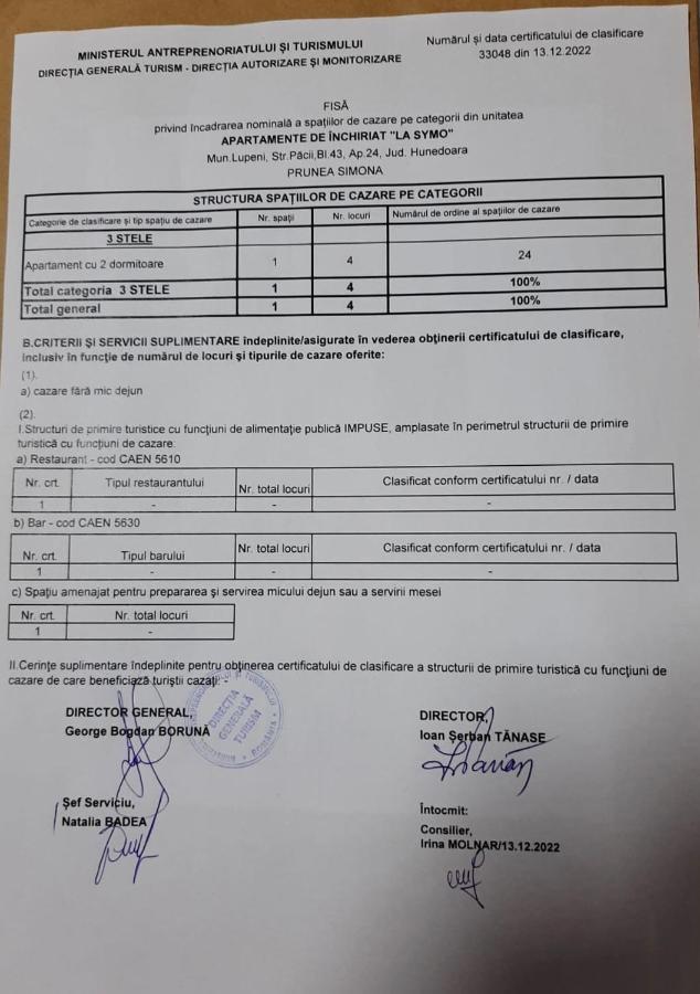 La Symo Apartament Straja Lupeni Lupeni  Zewnętrze zdjęcie